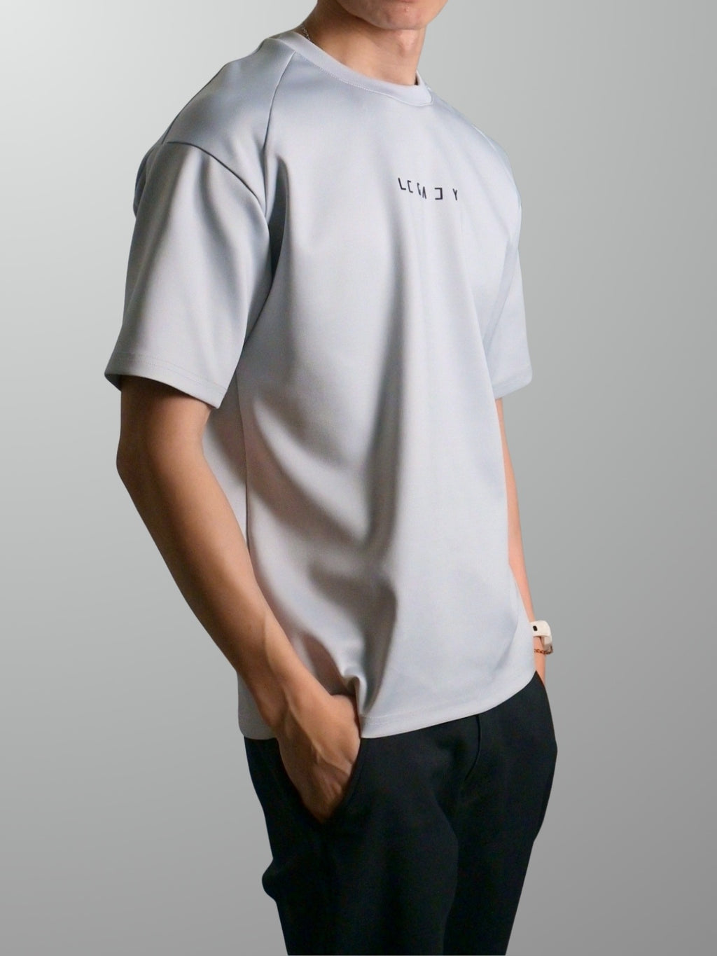 Nimbus Oversized Arc Tee | Cloud