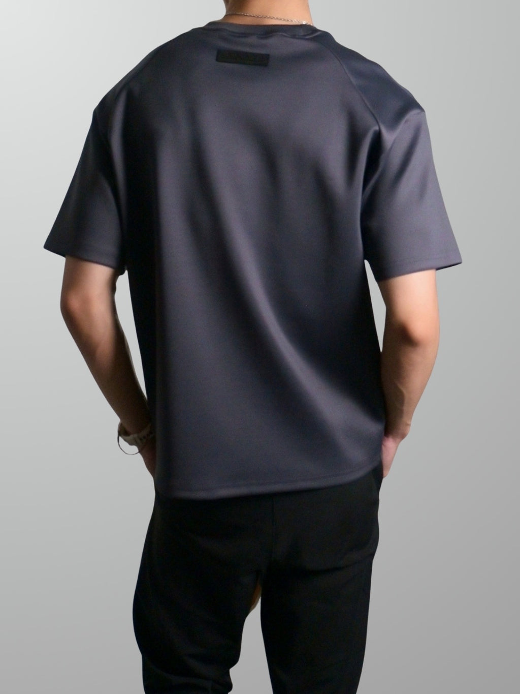 Nimbus Oversized Arc Tee | Charcoal