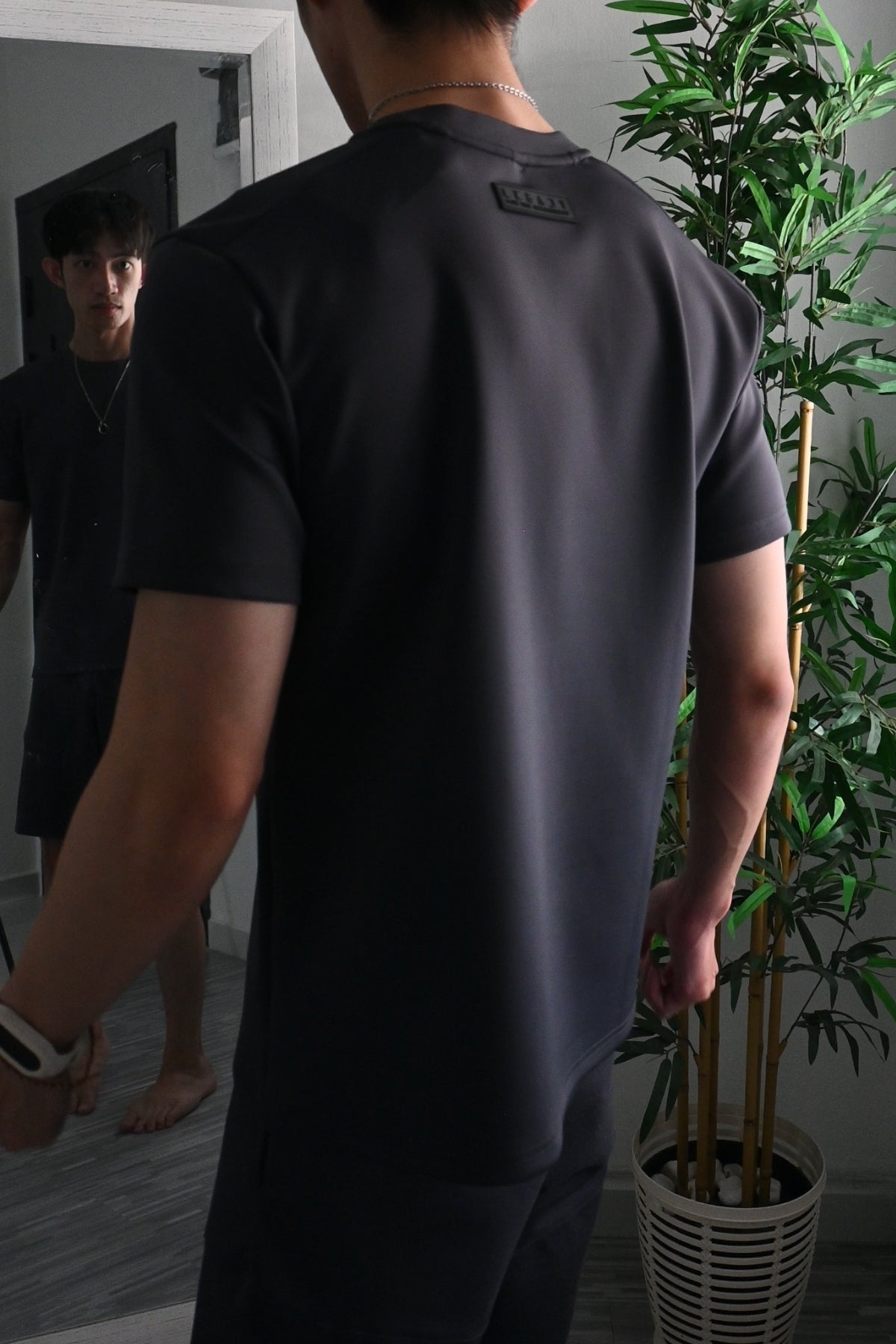 Nimbus Regular Core Tee | Charcoal