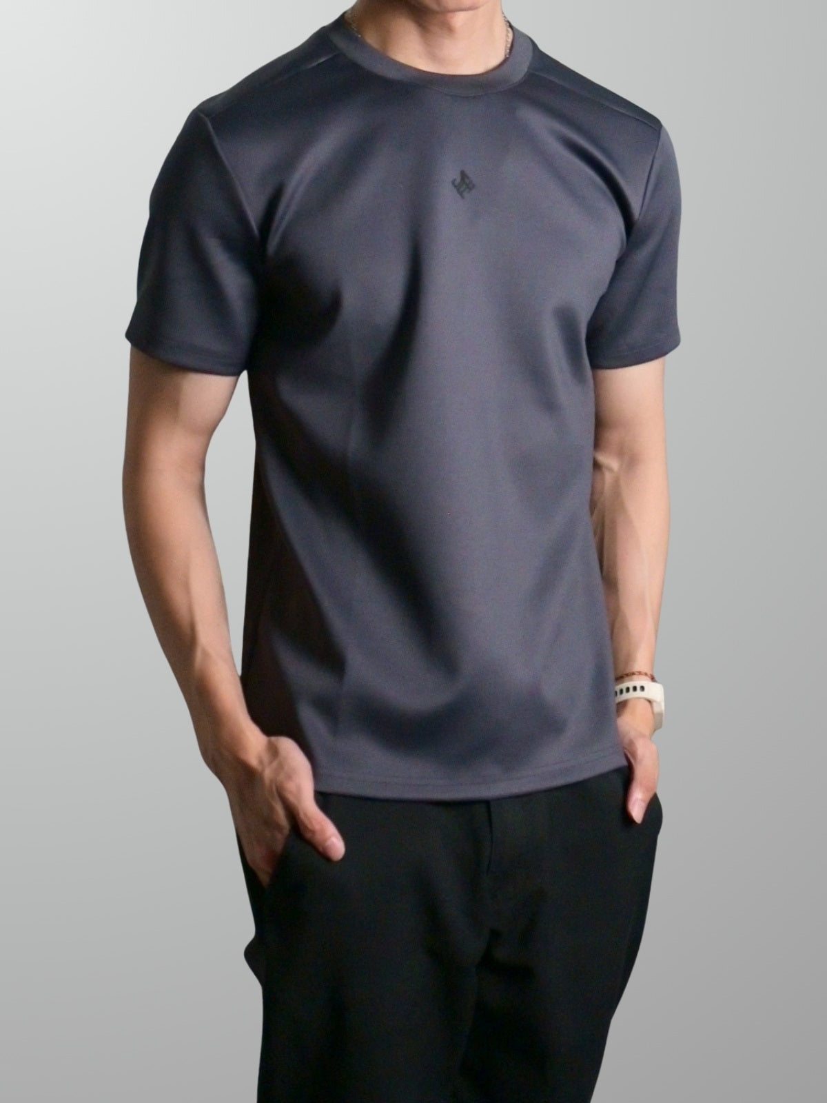 Nimbus Regular Core Tee | Charcoal