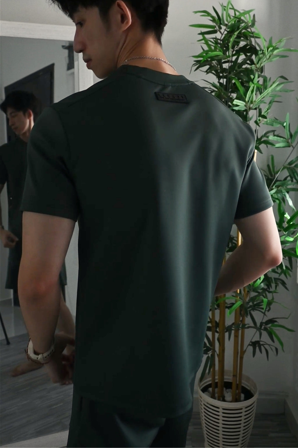 Nimbus Regular Core Tee | Dark Green