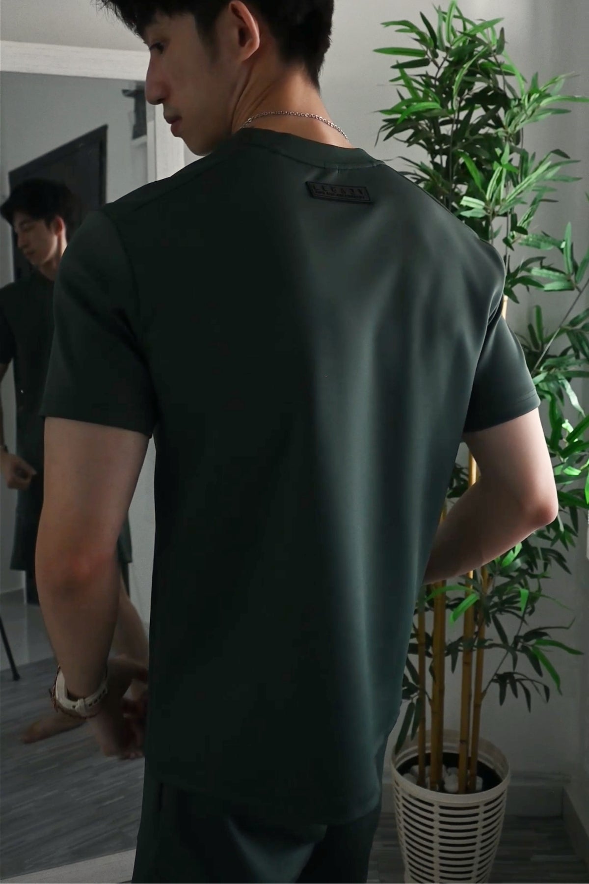 Nimbus Regular Core Tee | Dark Green