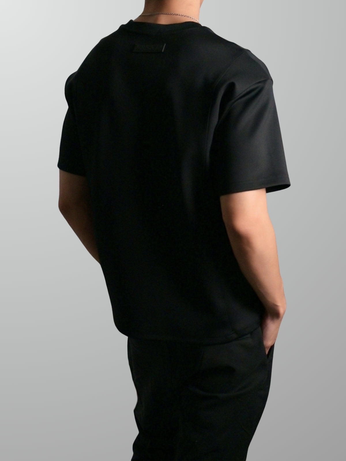 Nimbus Oversized Splice Tee | Black