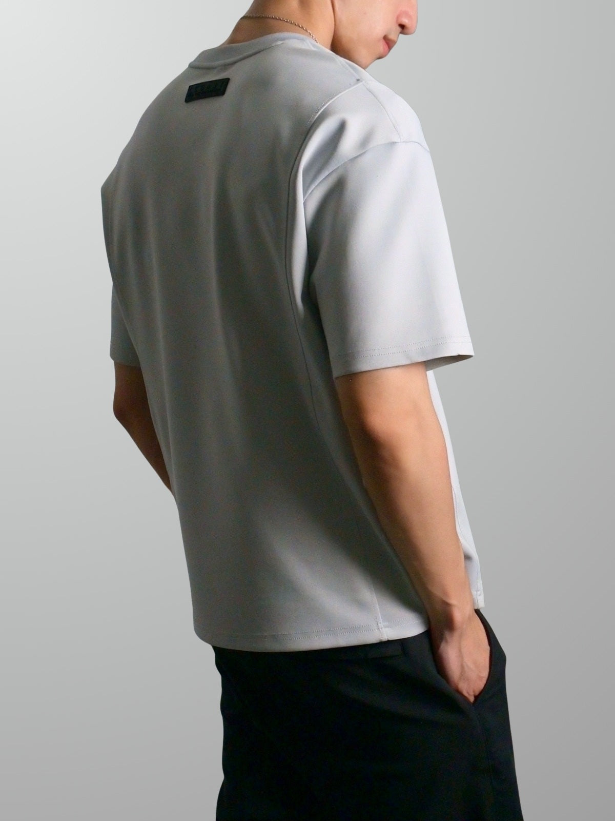 Nimbus Oversized Splice Tee | Cloud